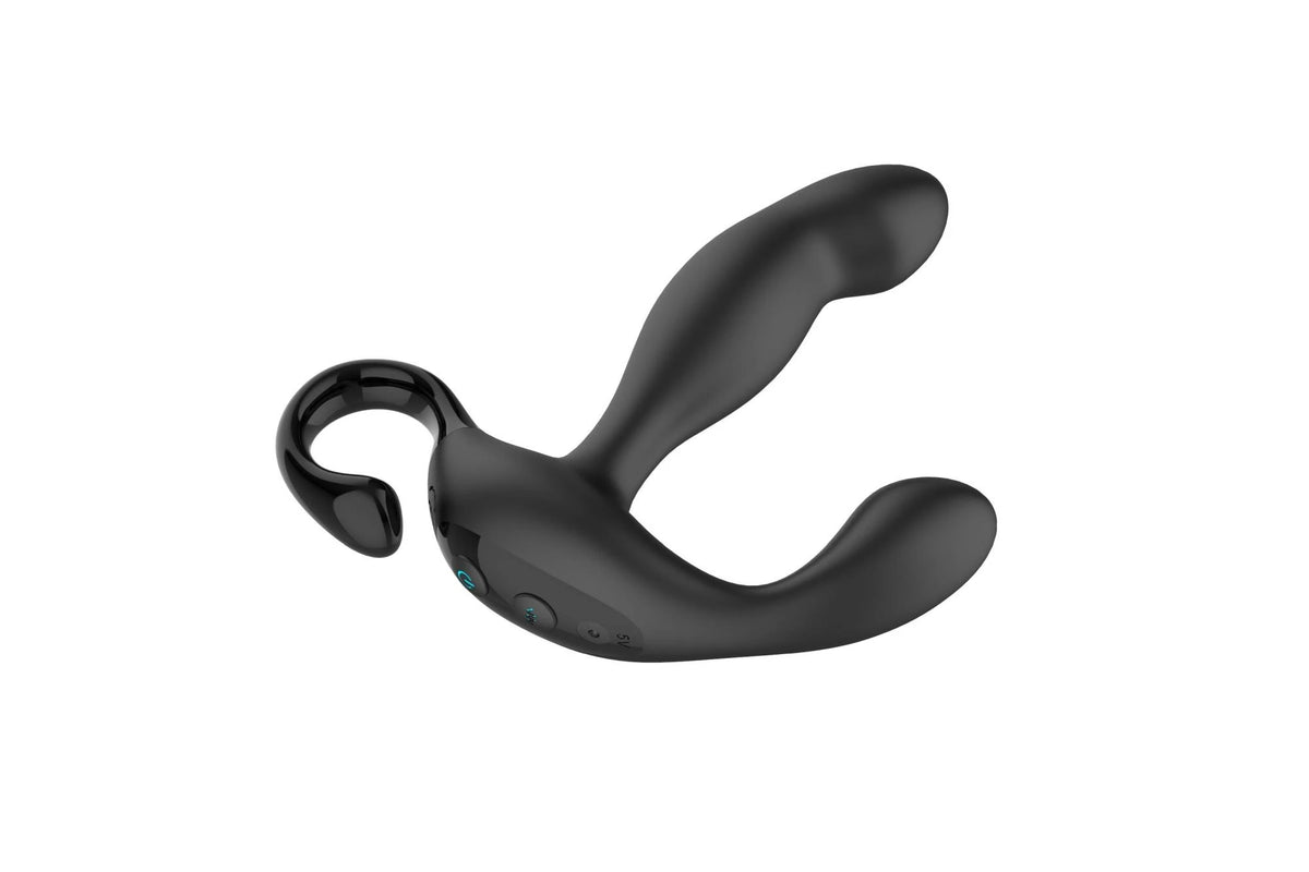 Massajador de próstata Wiggle – com controlo remoto, vibratório, preto | Favorites