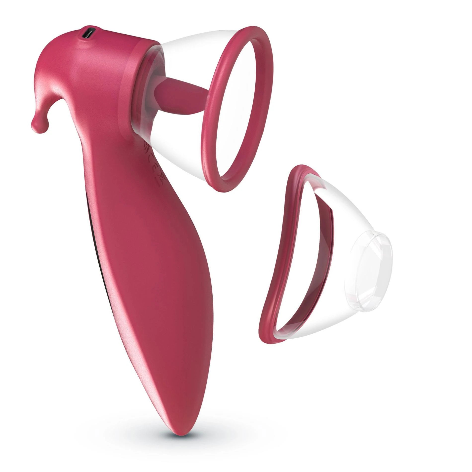 Saci - Clitoral and Nipple Stimulator with Suction - Red
