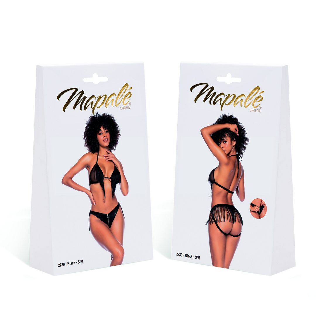 Two Piece Set - L/XL - Black