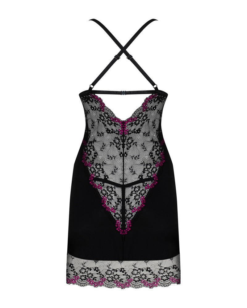Conjunto de lencería Vanessme – negro | Obsessive
