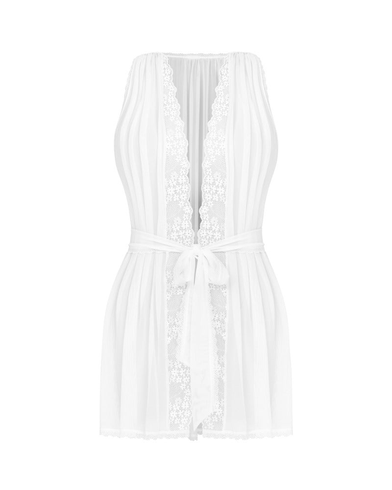 Vestaglia Heavenlly peignoir – bianca | Obsessive