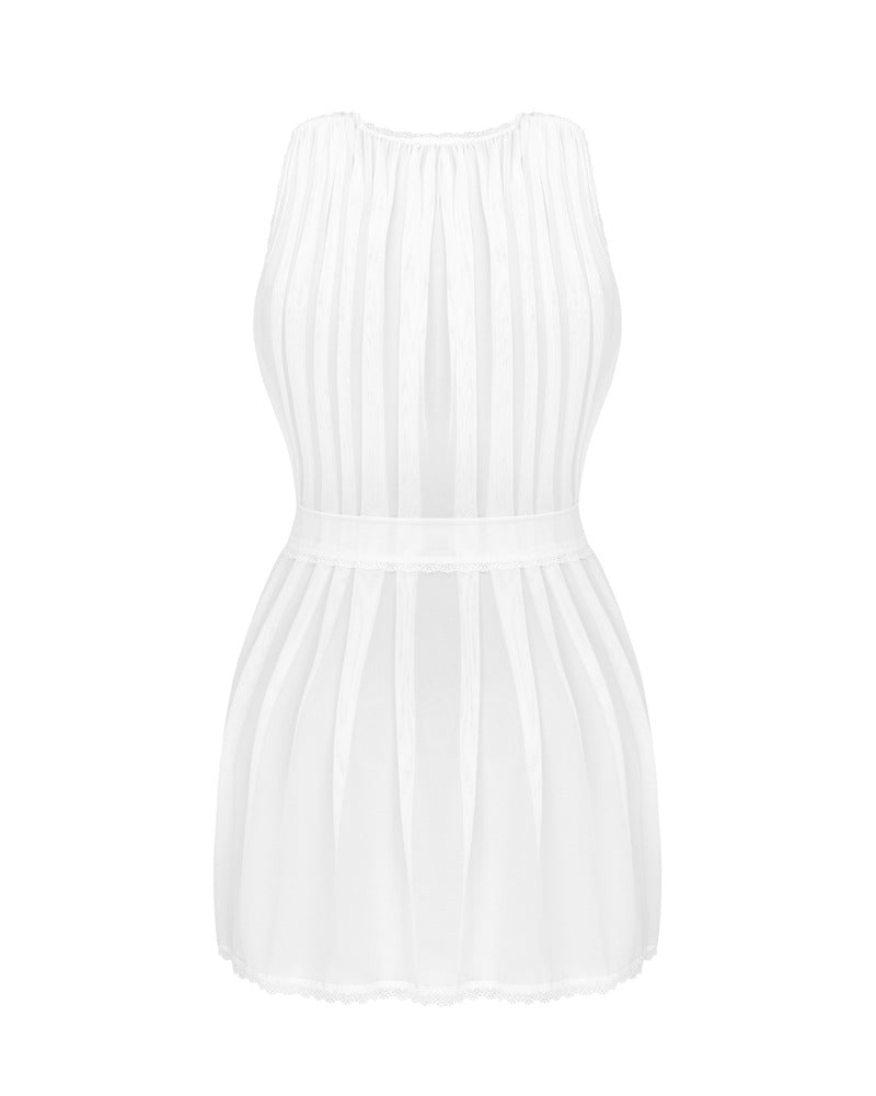 Vestaglia Heavenlly peignoir – bianca | Obsessive