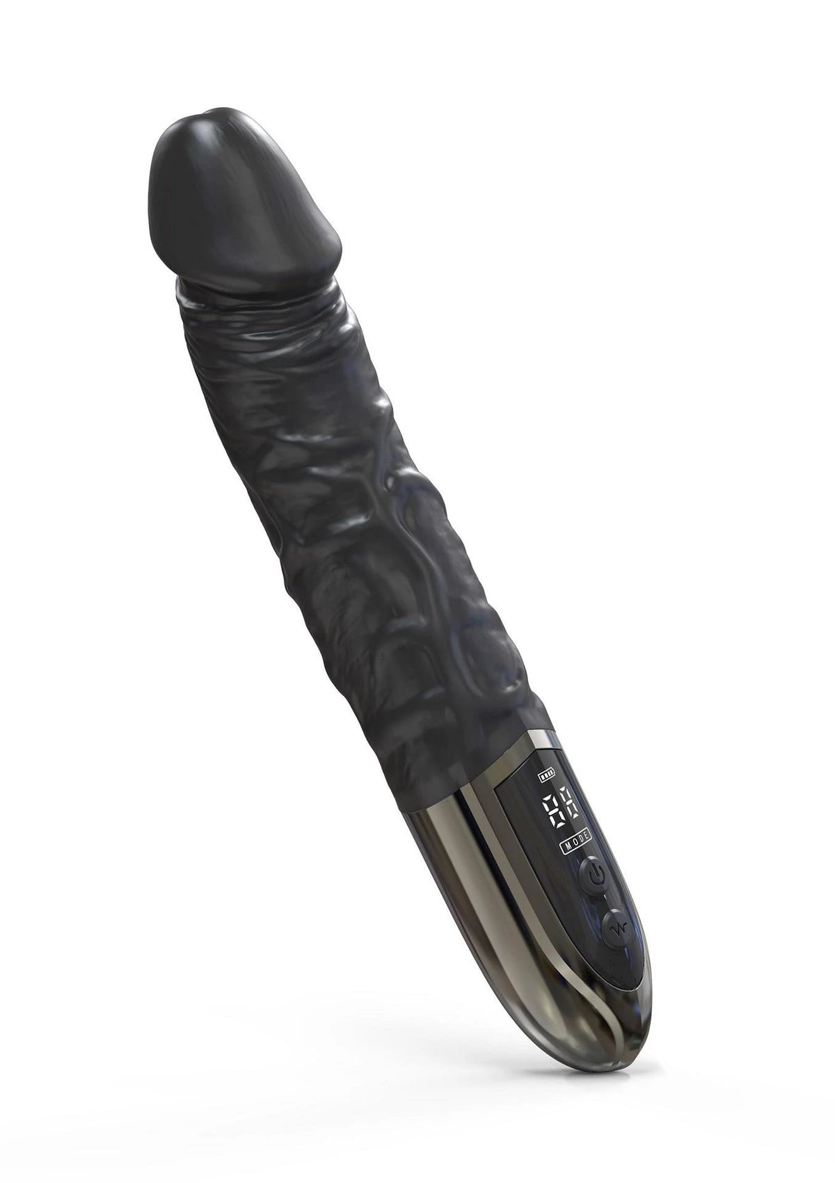 Vibrador realista 12 funções – preto | Hidden Desire
