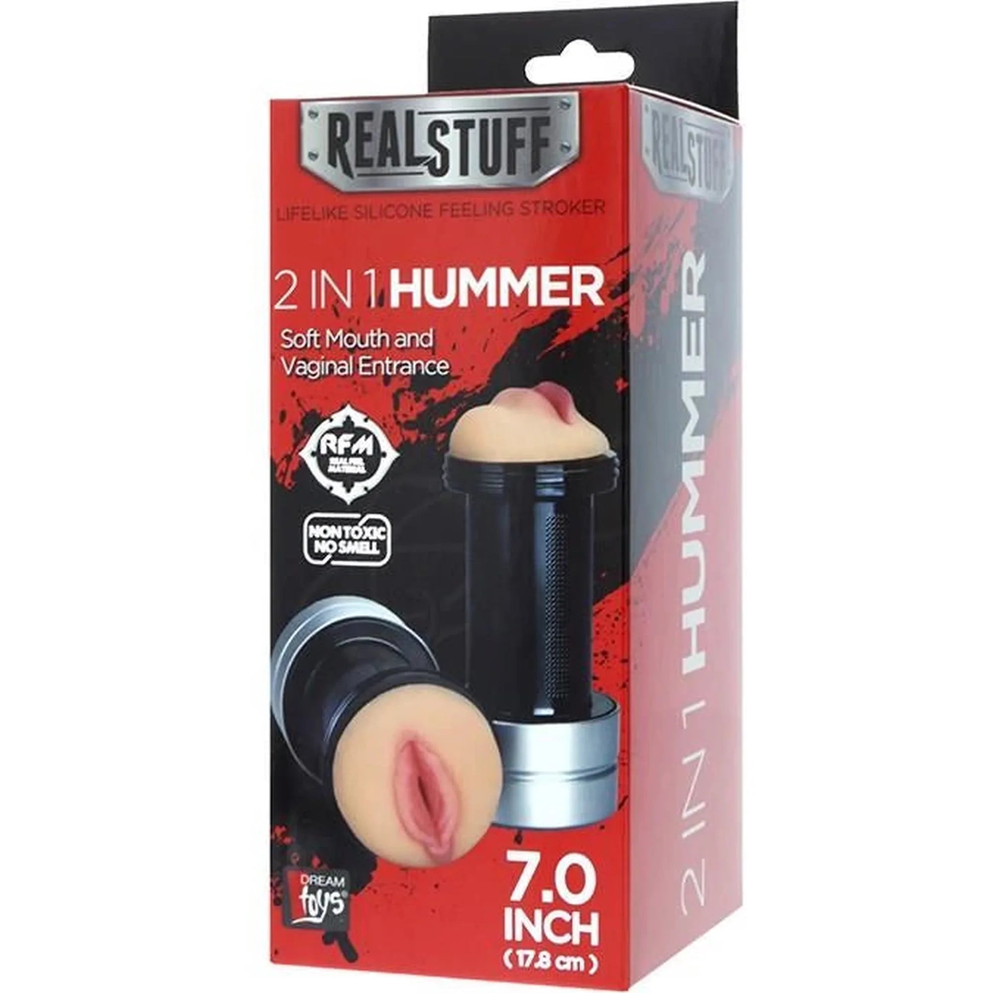 REALSTUFF 2 IN 1 HUMMER - MOUTH & VAGINA