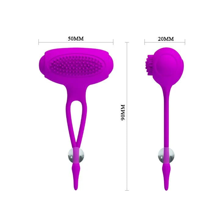 Pinze per capezzoli Bancroft – vibrante, viola | Pretty Love