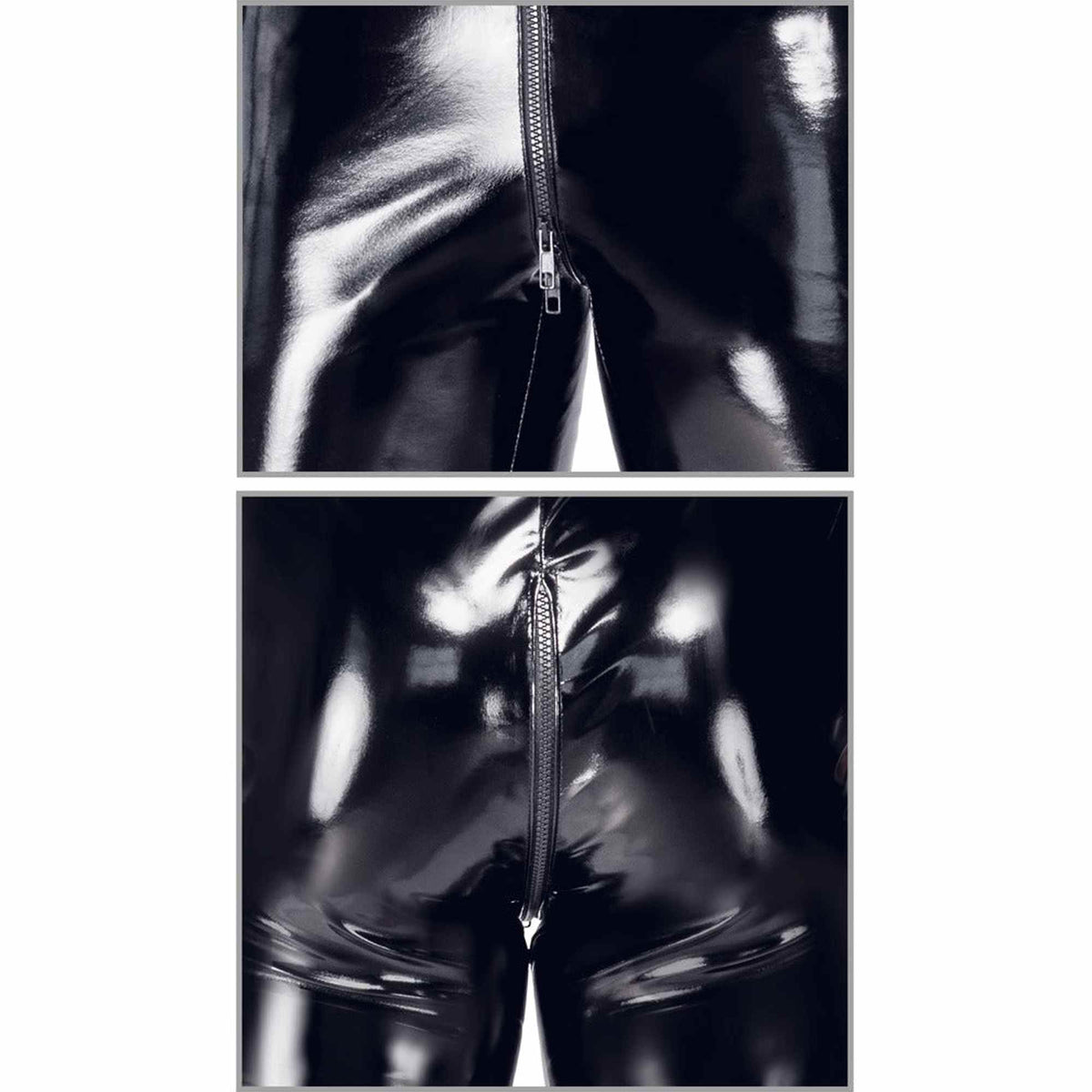 Catsuit Jumpsuit – wetlook, nero 28905771711 | Black Level