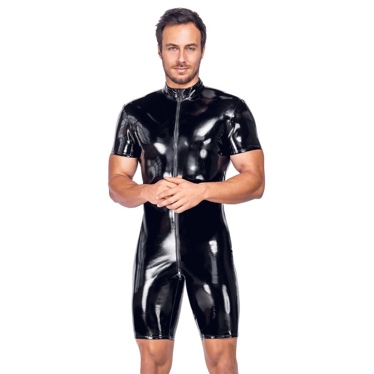 Catsuit Jumpsuit – wetlook, black 28905771711 | Black Level