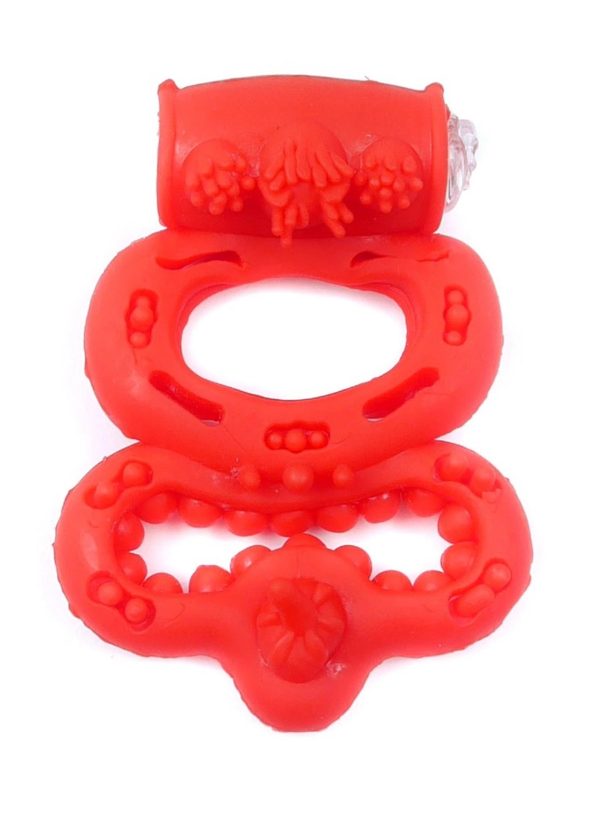 Anello fallico Pierścień-Vibrating – vibrante, rosso 67-00046 | Favorites