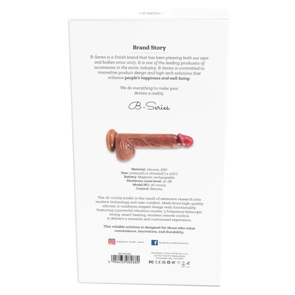 Vibratore realistico RealFeel Heat 9 funzioni – con telecomando, nude | Favorites