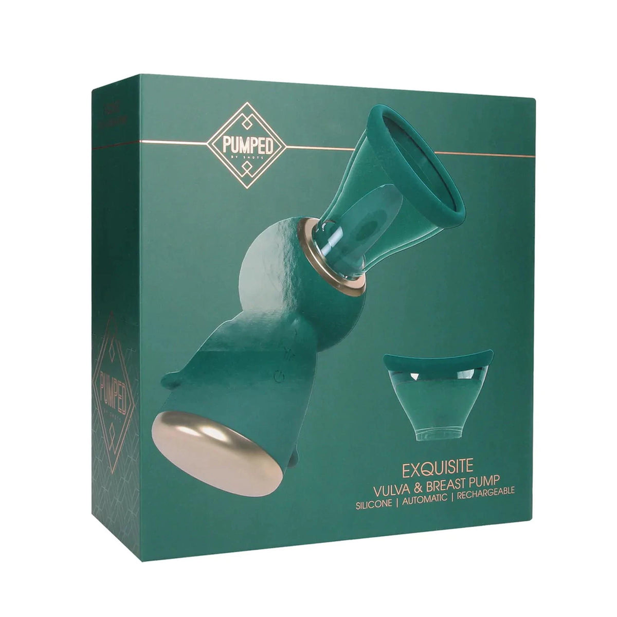 Bomba de pene Exquisite Vulva Forest – recargable | Pumped