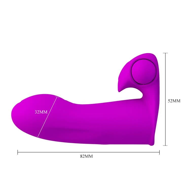 Finger vibrator Maxwell – vibrating, fuchsia | Pretty Love