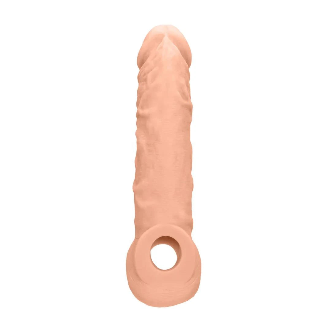 Funda para el pene Sheath 21.9 cm – con calor, nude | RealRock