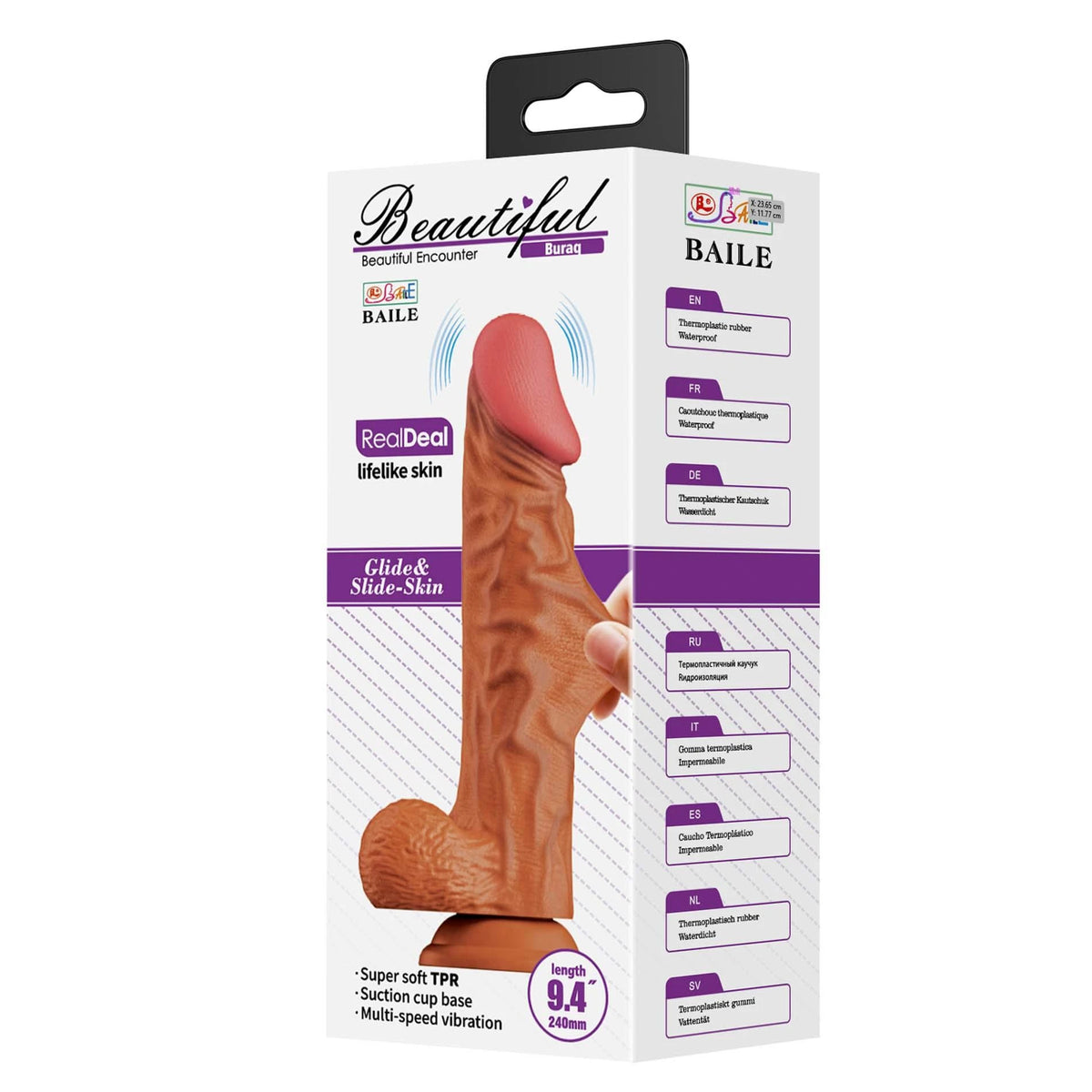 Gode Encounter RealDeal – avec télécommande | Baile