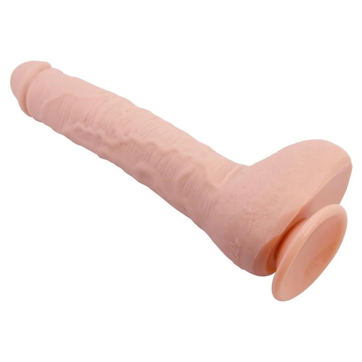 Realistic dildo – with suction cup, vibrating, nude BW-008038NR | Baile