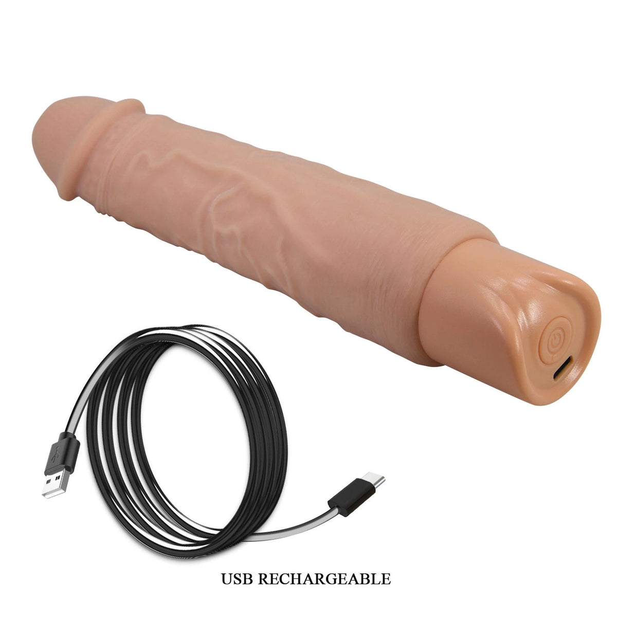 Vibratore realistico Rufus 10 funzioni – ricaricabile | Pretty Love