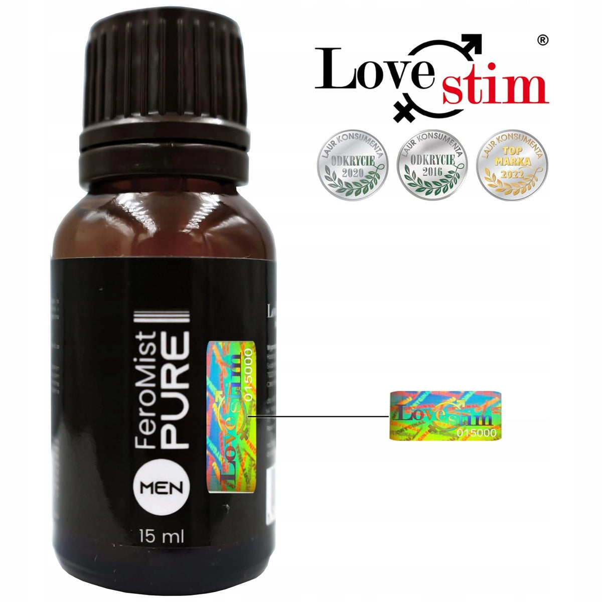 Profumo ai feromoni Lstim FeroMist Pure 15 ml 731-00097 | LoveStim