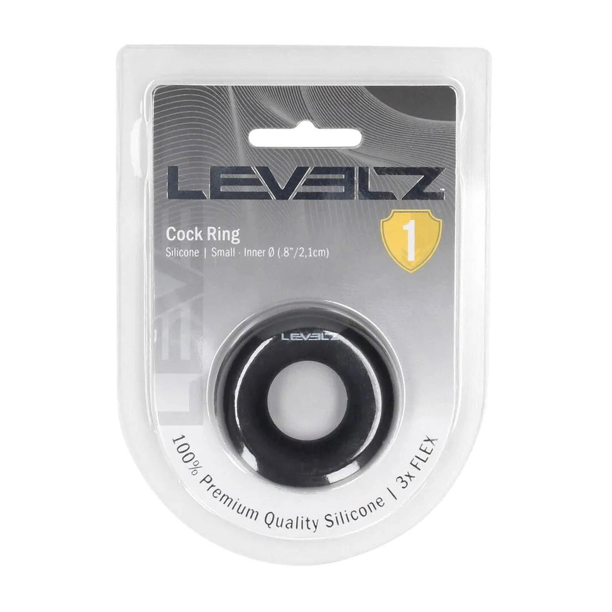 Anillo para el pene – negro 36-LVL01-0003BLK | Levelz