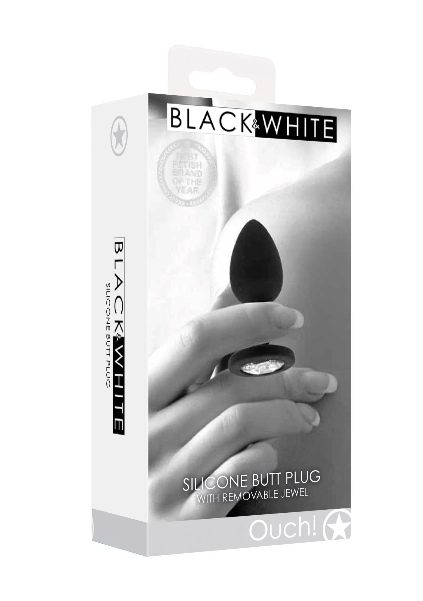 Silicone Butt Plug with Removable Jewelry