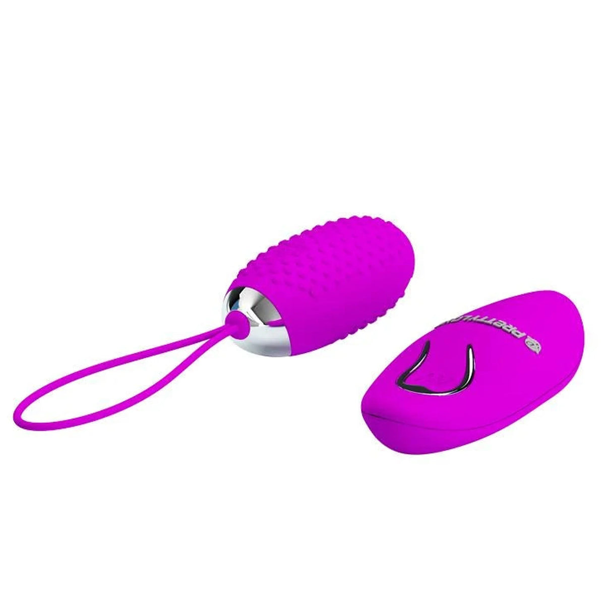 Ovetto vibrante Joanna 12 funzioni – con telecomando, ricaricabile, fucsia | Pretty Love