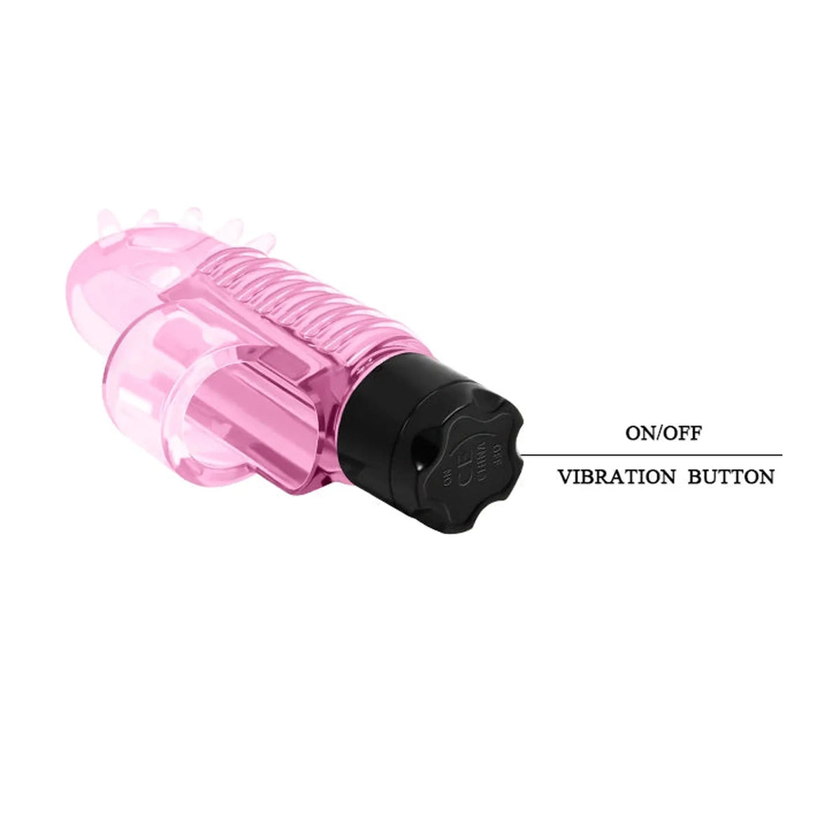 Vibrador de dedo – rosa | Baile