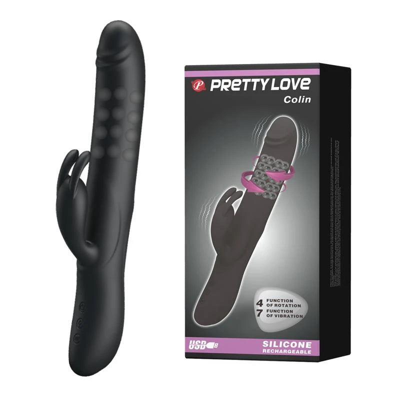 PRETTY LOVE - COLIN, USB, 7 vibrations, 4 rotations