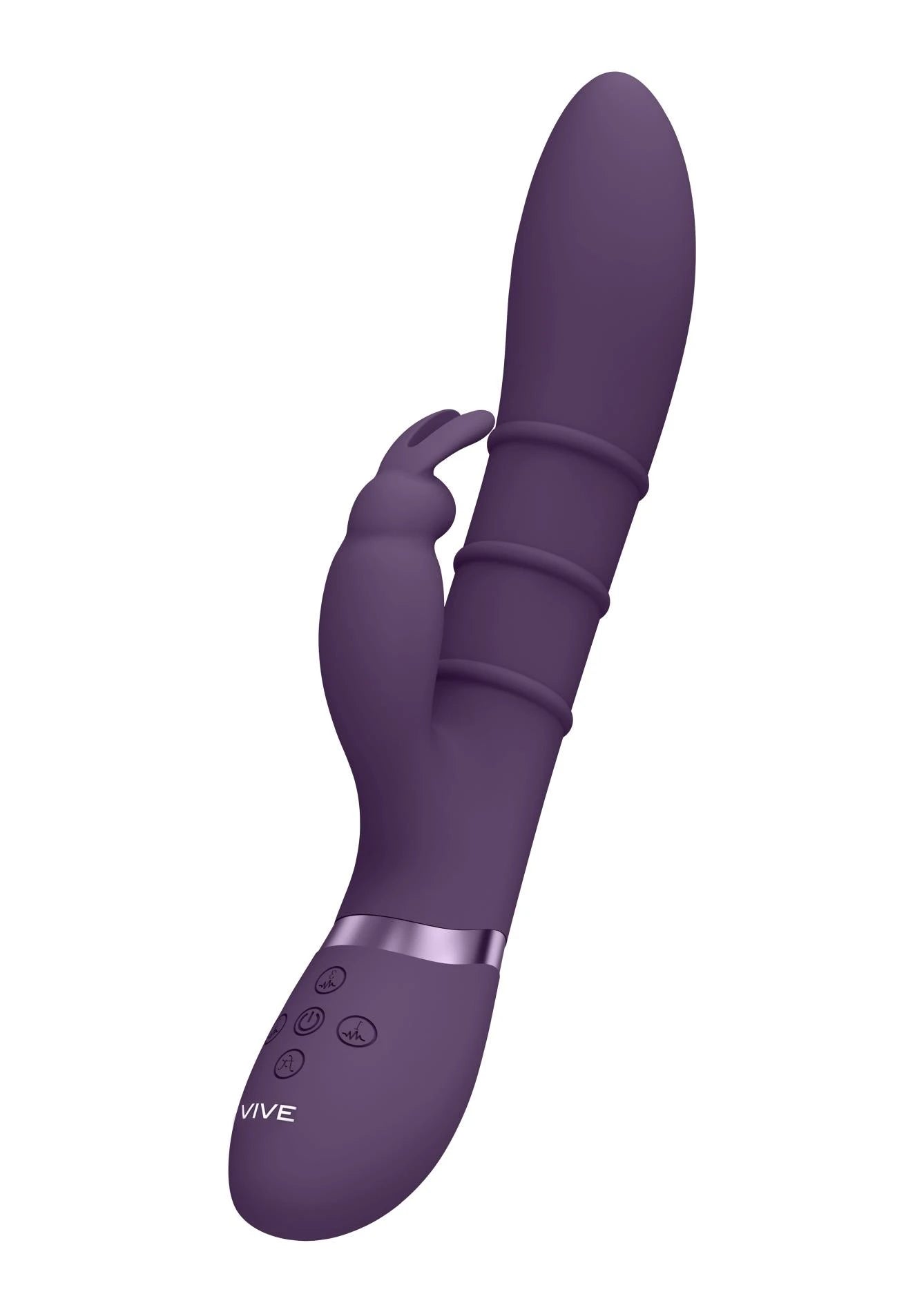 Sora - Up Down Stimulating Rings, Vibrating G-Spot Rabbit - Purple