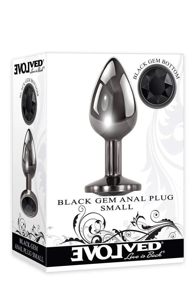 Plug anale – con gioiello, nero 35-840596 | Evolved