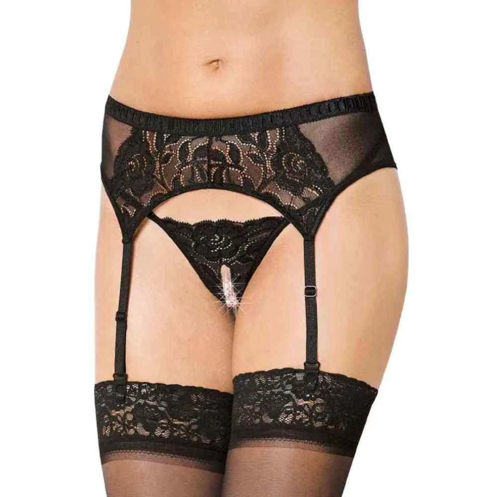 Porte-jarretelles 3319 - noir S/M