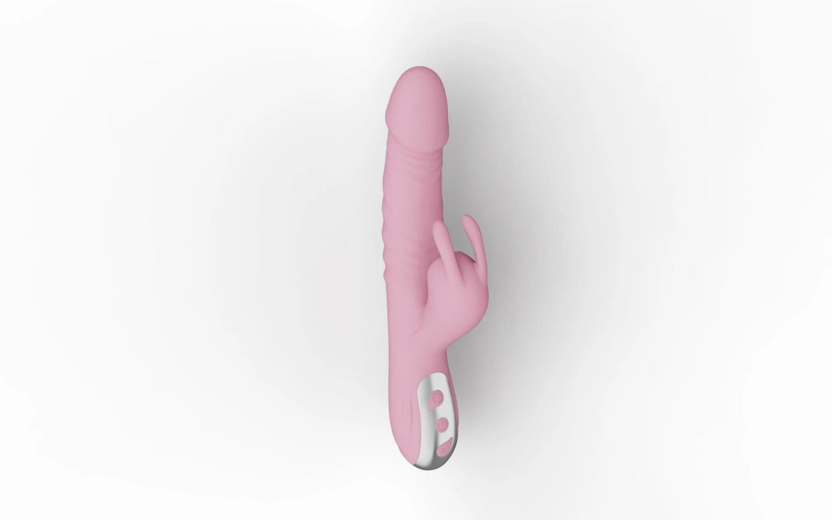 Vibrador rabbit Sunny 3 funciones – recargable, con empuje, rosa | Favorites