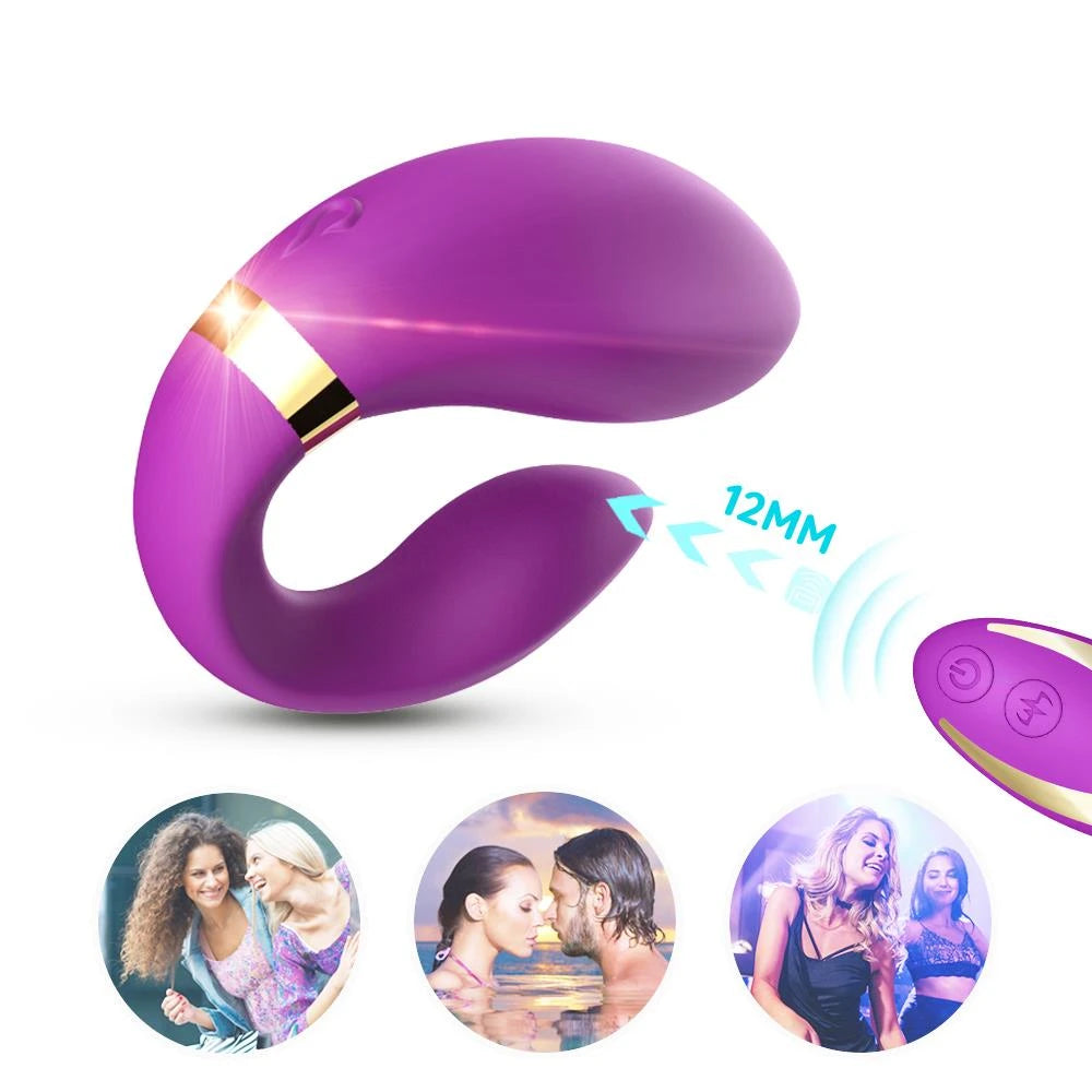 Stimolatore clitorideo Crescent 9 funzioni – ricaricabile, viola | Favorites