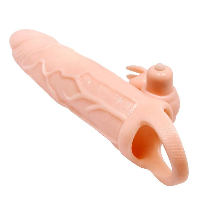 Penishülle Brave Vibraton 10 Funktionen – vibrierend, hautfarben | Pretty Love