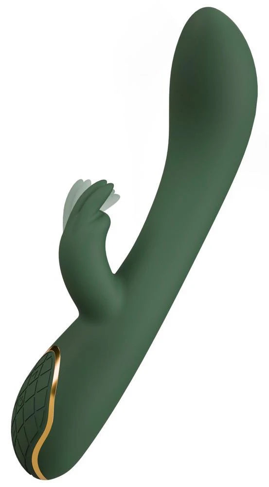Rabbit-Vibrator Luxurious 10 Funktionen – wiederaufladbar, grün | Emerald Love