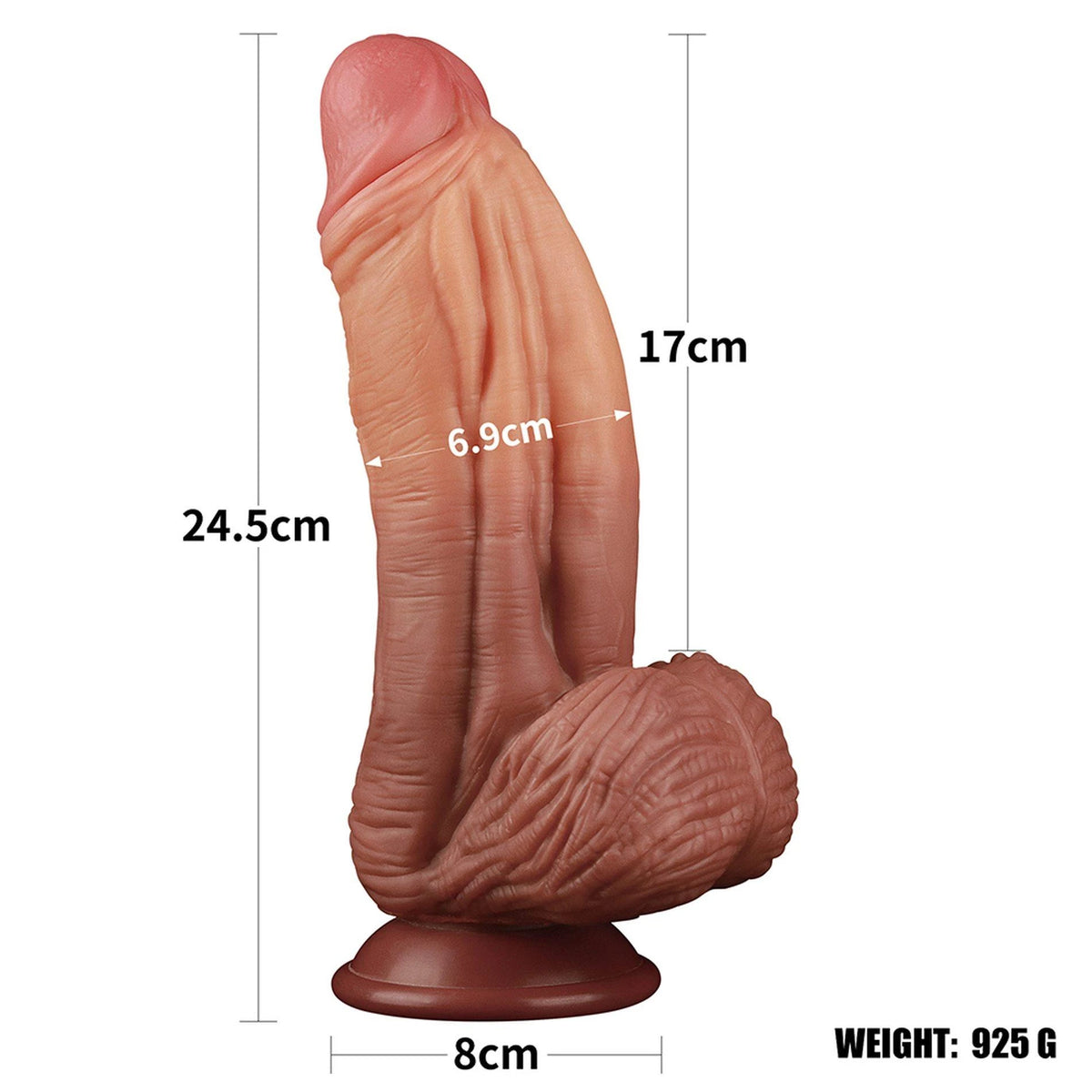 Dildo realistico 24.5 cm – con ventosa | Lovetoy