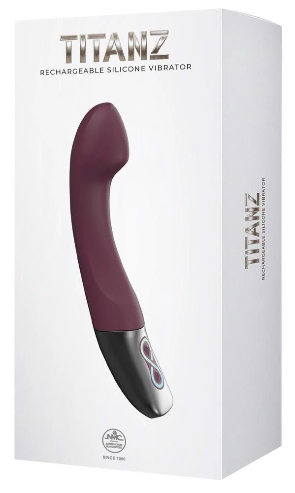 Vibromasseur Titanz Rouge Rubis