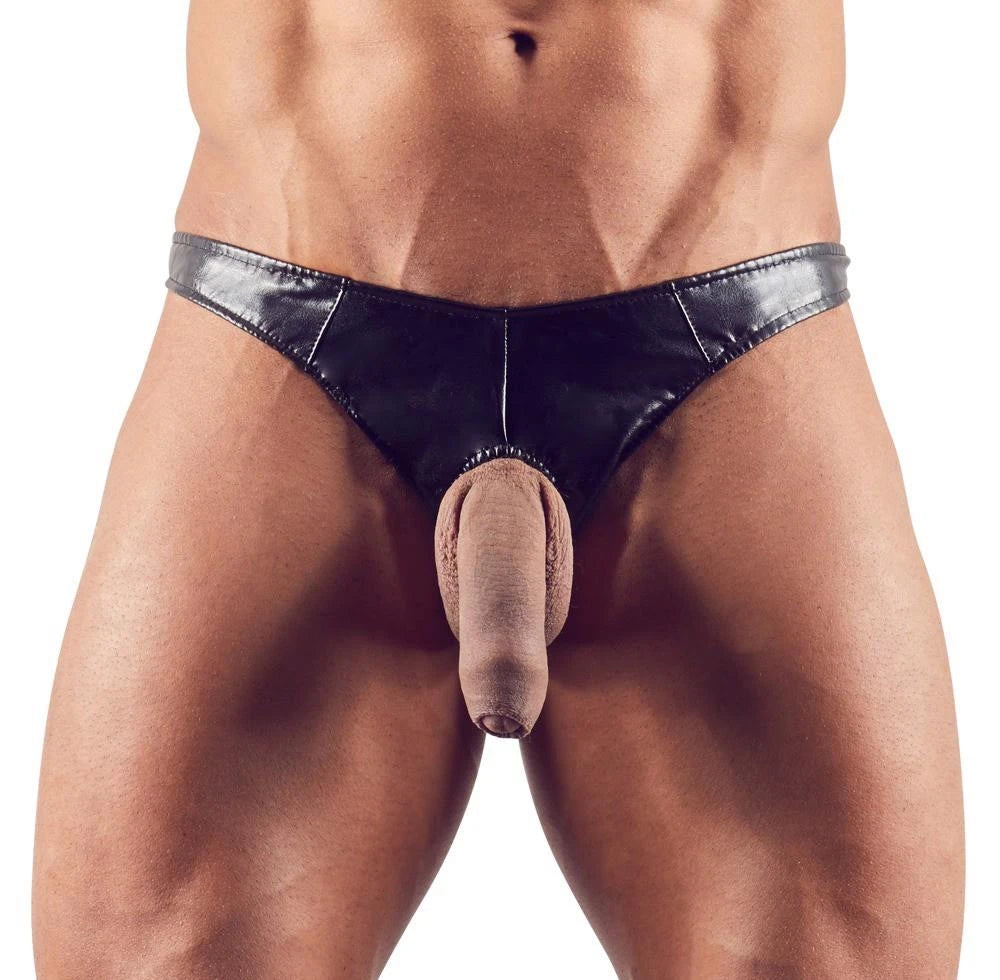 Imitation Leather Men's String XL
