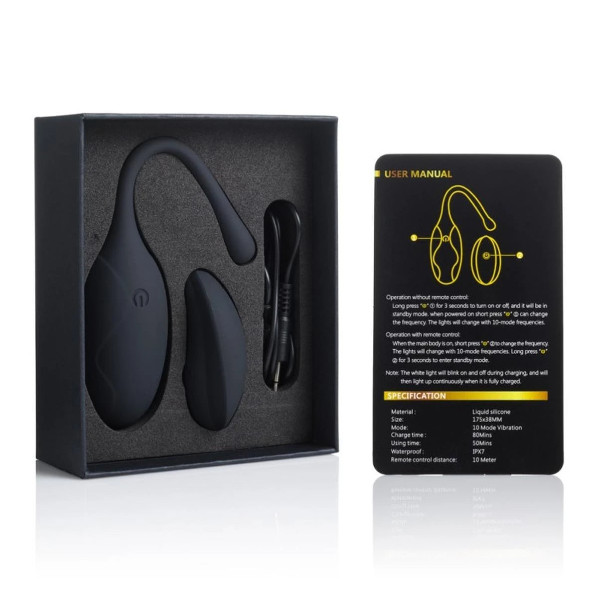 Ovetto vibrante Neo 10 funzioni – con telecomando, ricaricabile | INTY Toys
