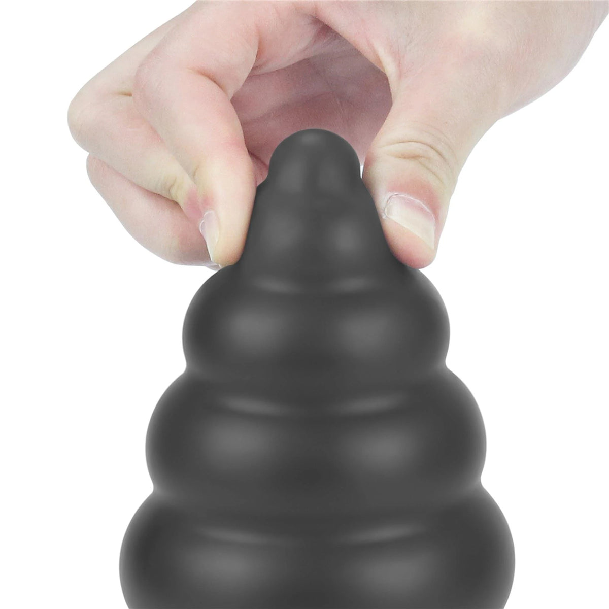 Butt plug 7″ King Sized Cracker 3 speeds – vibrating, remote control, black | Lovetoy