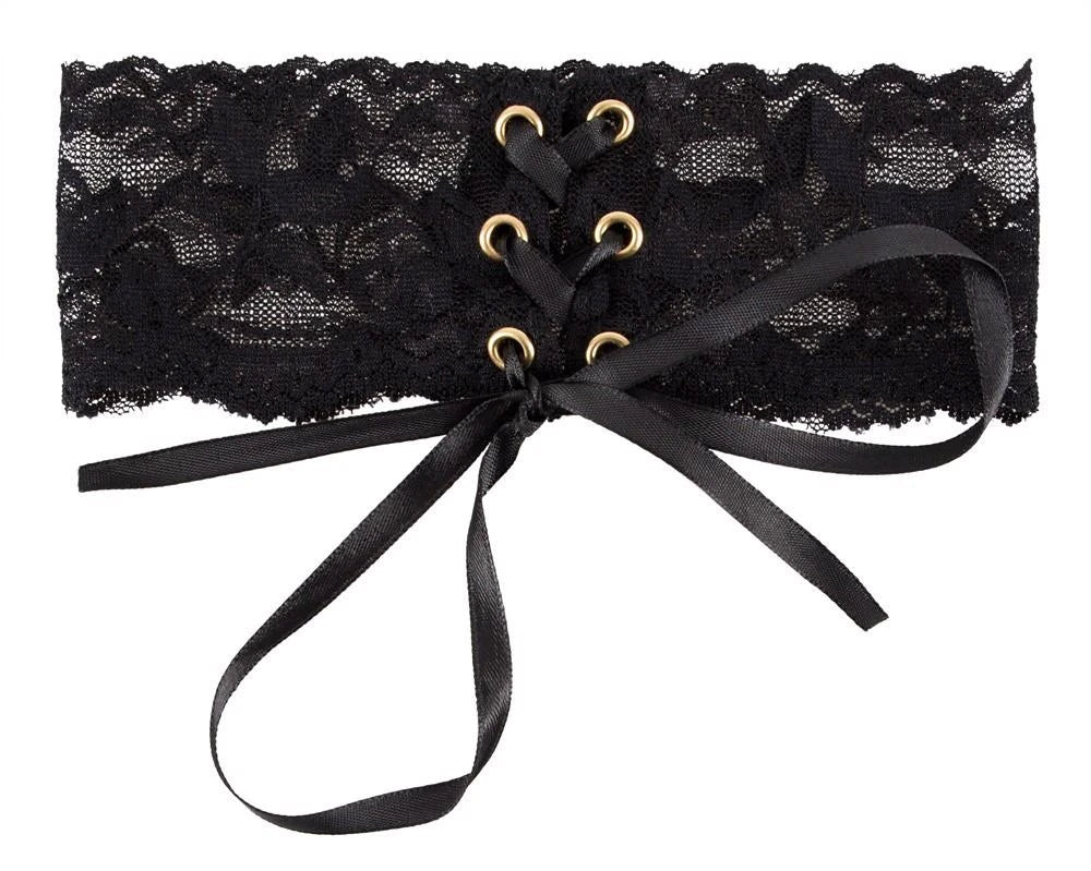 Atadura bondage Choker – negra 32 cm | Cottelli ACCESSOIRES