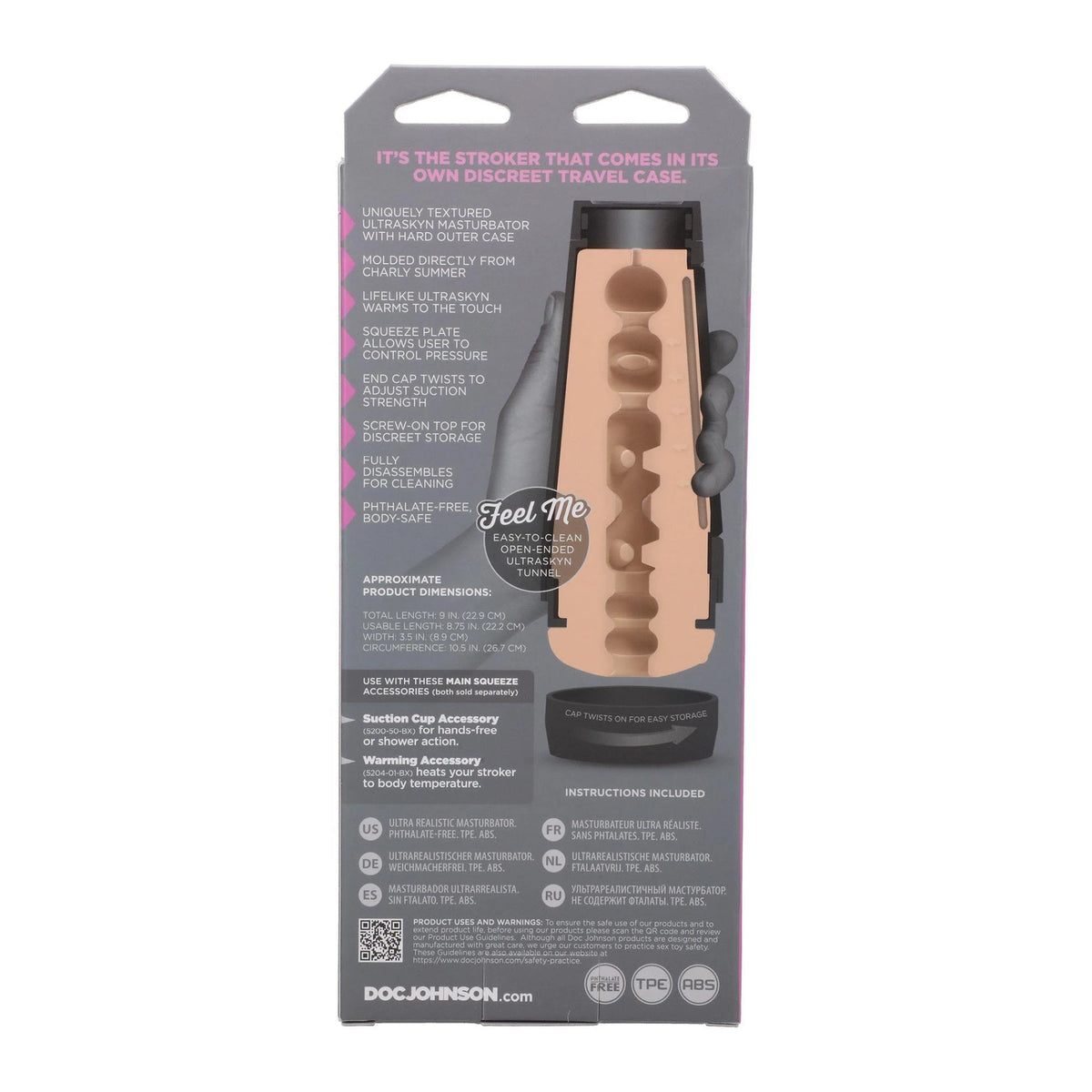 Masturbatore Charly Summer Ultraskyn Vanilla 22.86 cm – nude | Doc Johnson