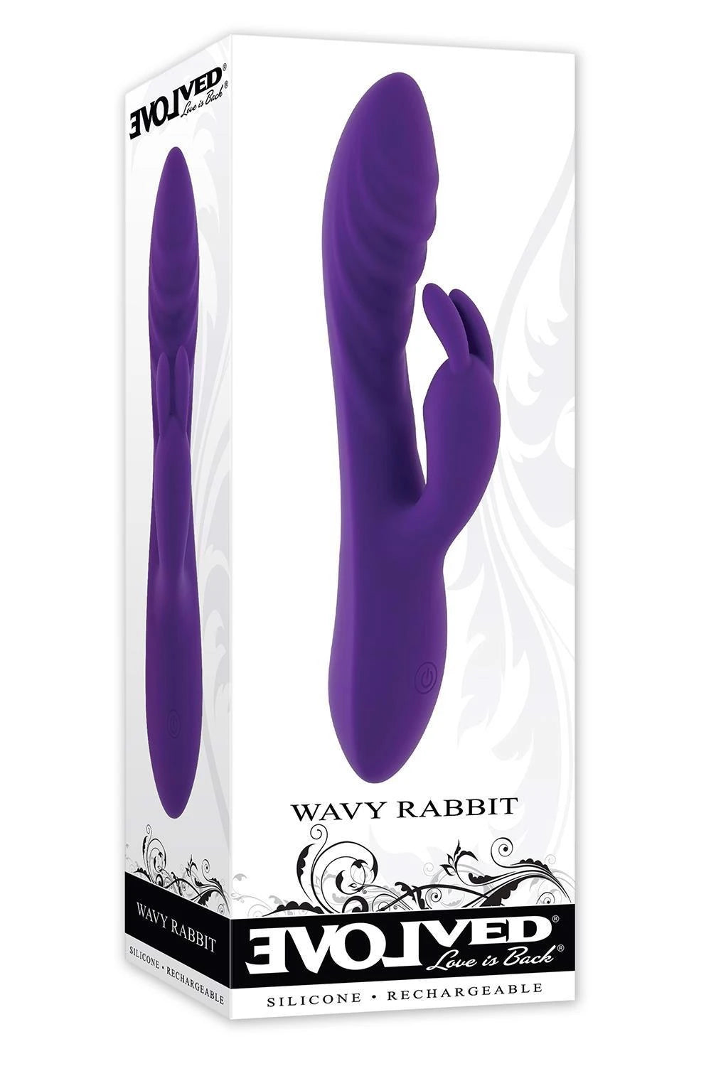 Vibratore rabbit Wavy – ricaricabile | Evolved