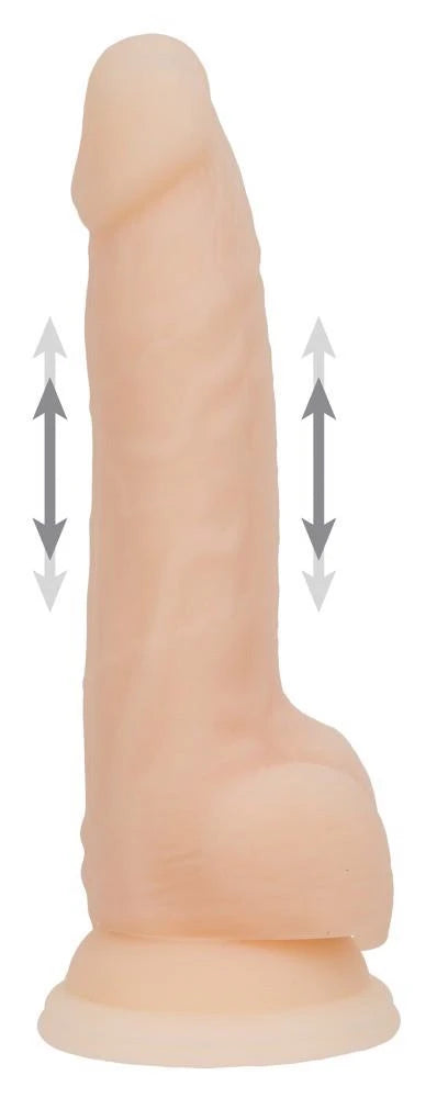 Realistic vibrator Vanilla – remote control, rechargeable | Naked Addiction