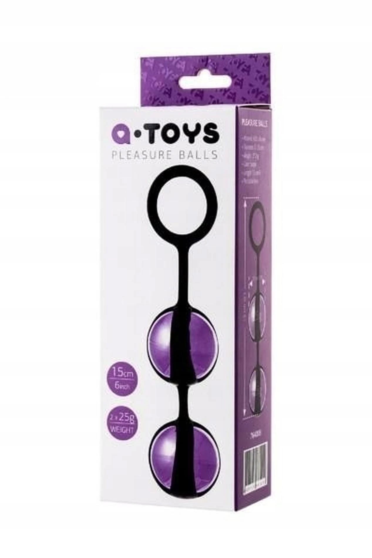 A-TOYS, Boules vaginales, Plastique ABS, Violet, O 3,5 cm