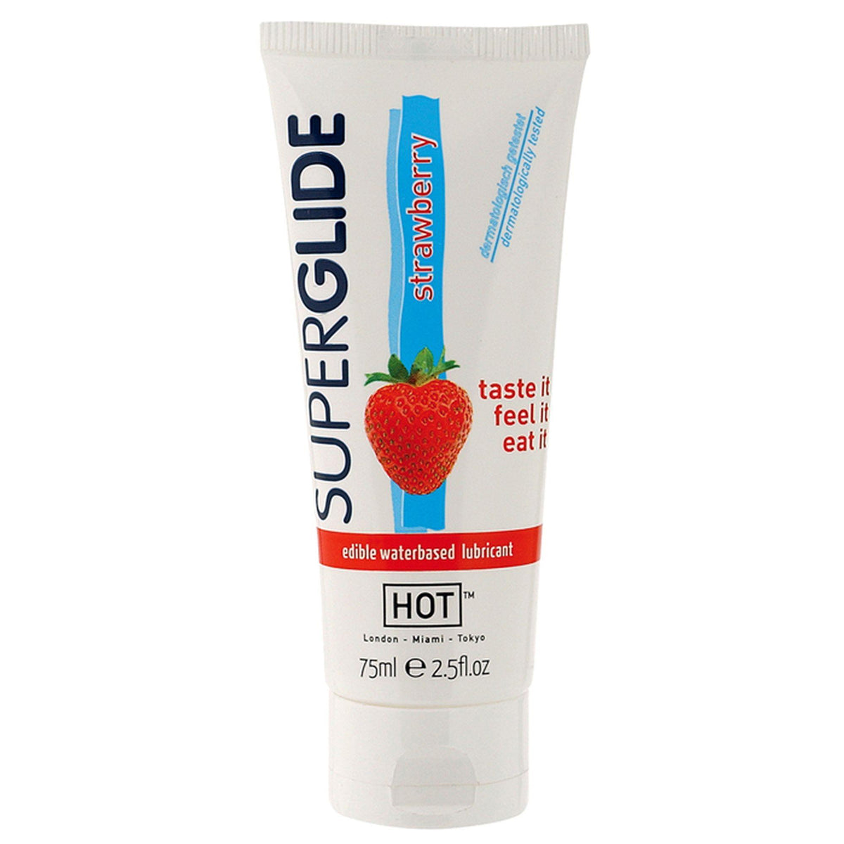 Lubrificante Superglide Edible Strawberry 75 ml – aromatizzato | Hot