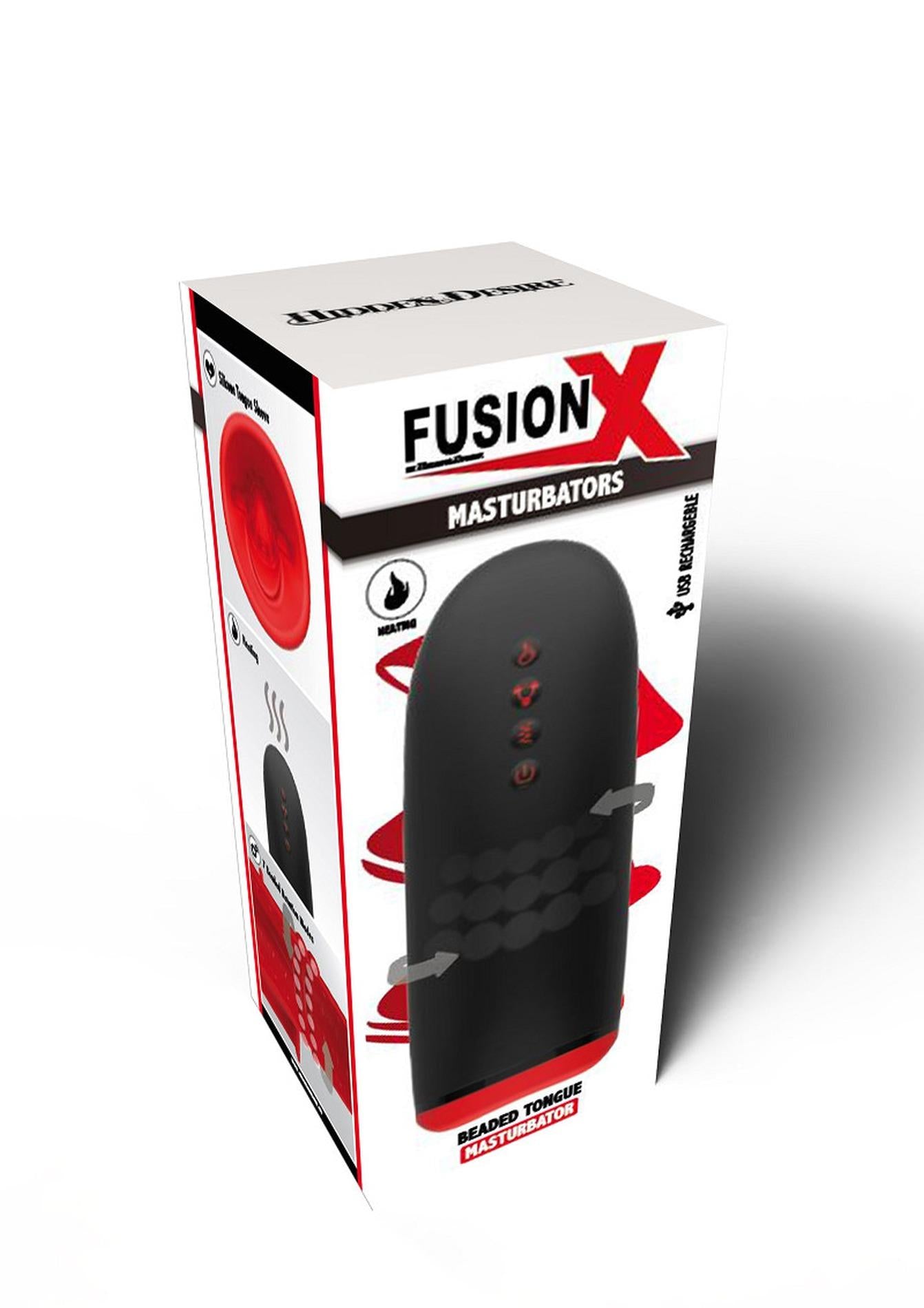 Masturbateur langue perlée Fusion X Hidden Desire