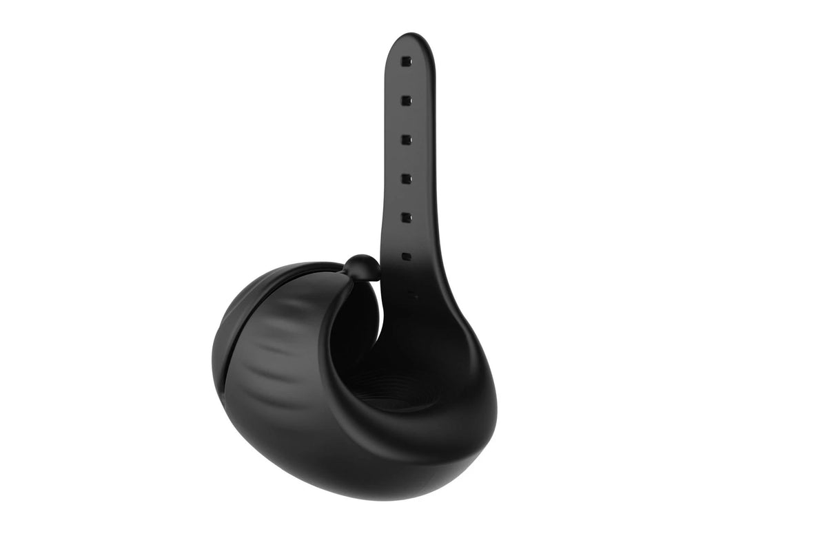 Masturbador wearable 8 funciones – recargable, vibrador, negro | Favorites