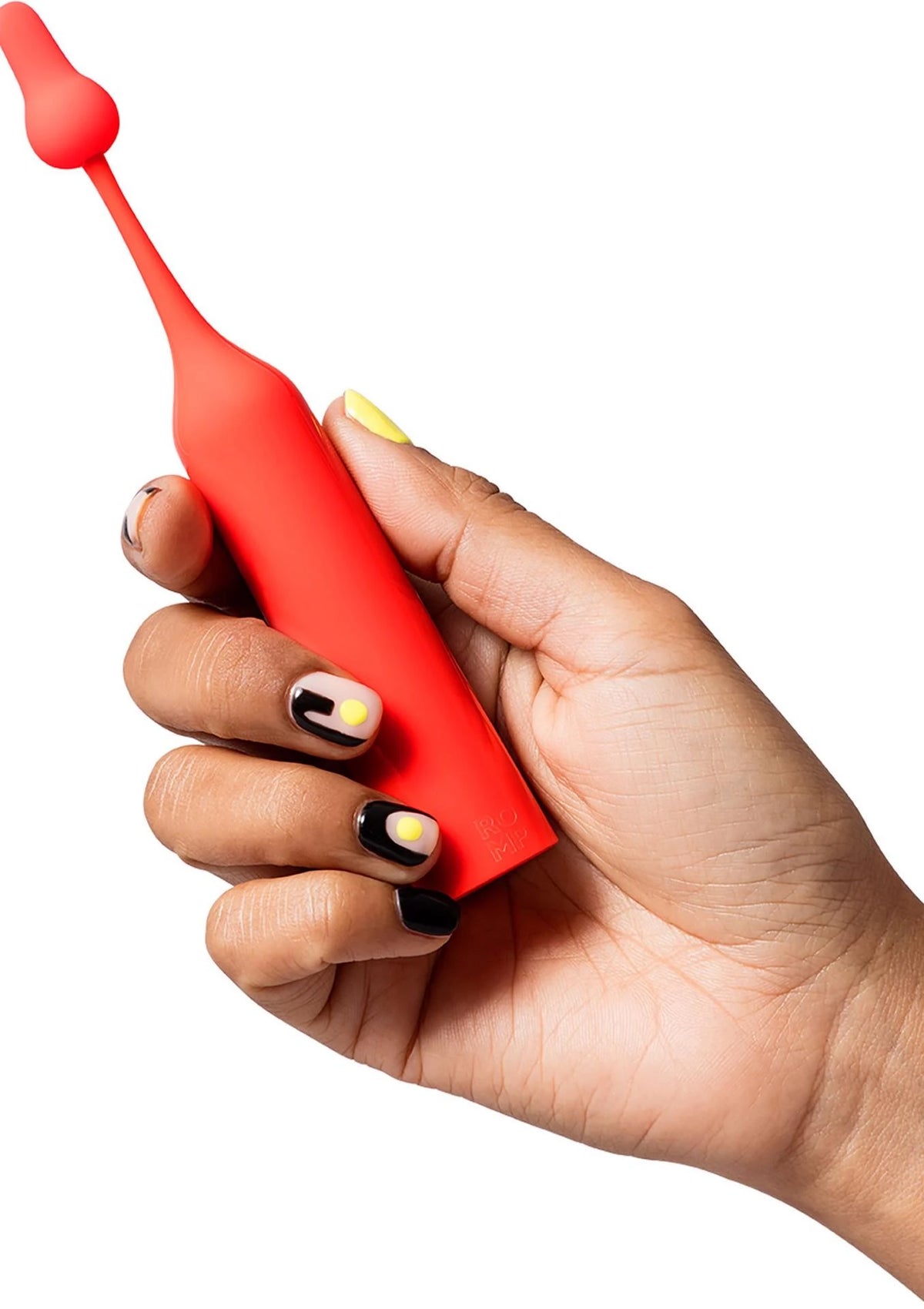 Mini vibratore Pop 6 funzioni – ricaricabile, rosso | ROMP