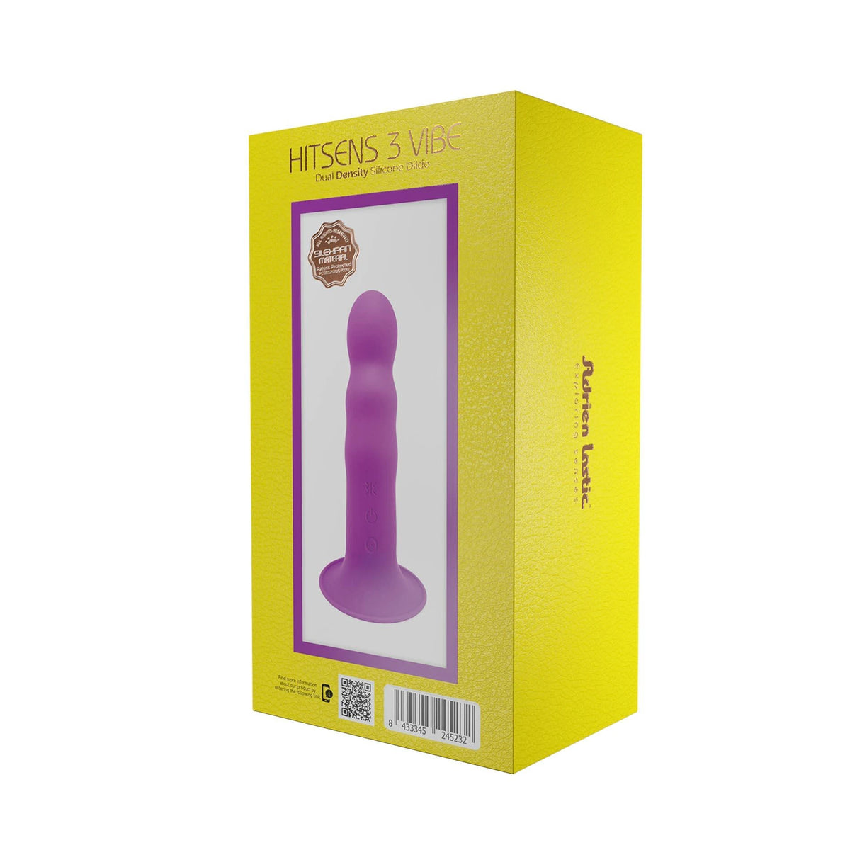 Vibratore realistico A.D Hitsens 3 7 Motor 10 funzioni – in cyberskin, viola | Adrien Lastic