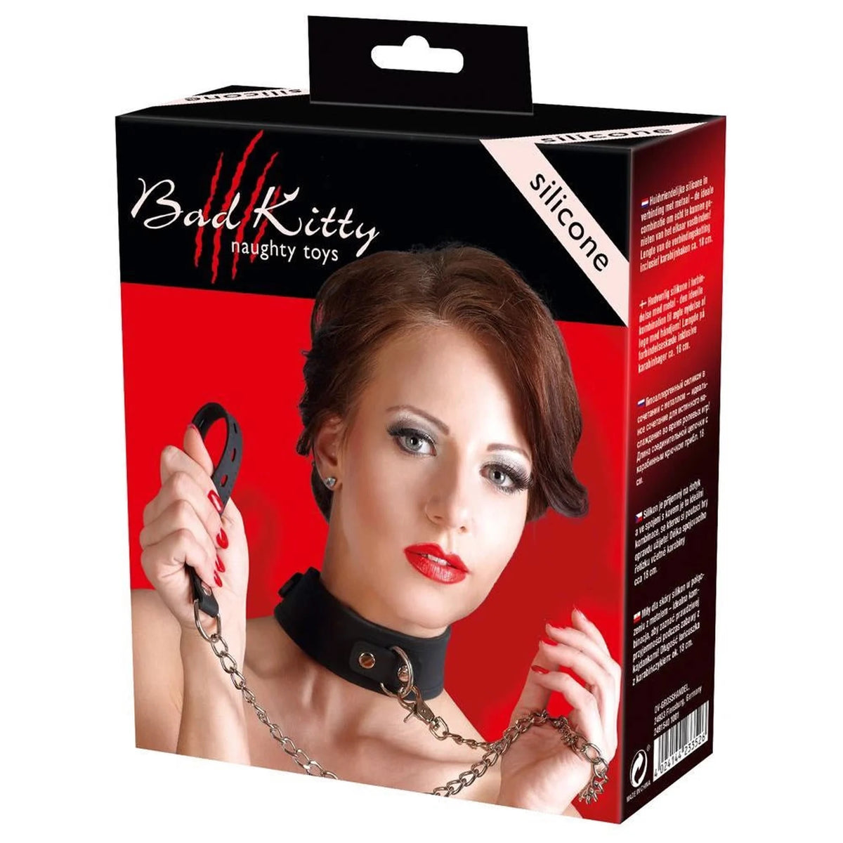 Atadura bondage Collar with Leash – negra 24915591001 | Bad Kitty