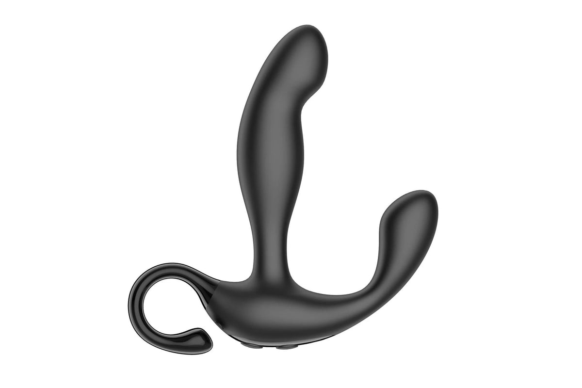 Massajador de próstata Wiggle – com controlo remoto, vibratório, preto | Favorites