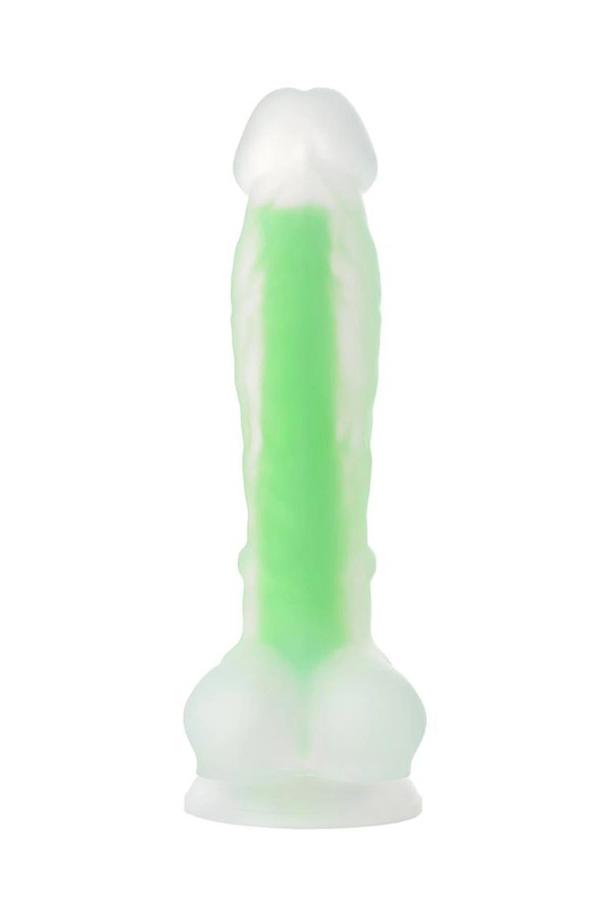 Dildo realistico Toyfa Clark – con ventosa, fosforescente, verde | Beyond